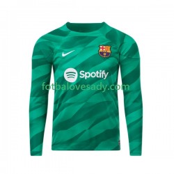 FC Barcelona Brankář Muži Fotbalový dres Domácí 2023-2024 Dlouhý rukáv