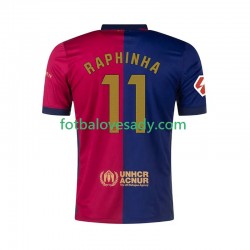 FC Barcelona RAPHINHA 11 Muži Fotbalový dres Domácí 2024-2025 Krátký rukáv