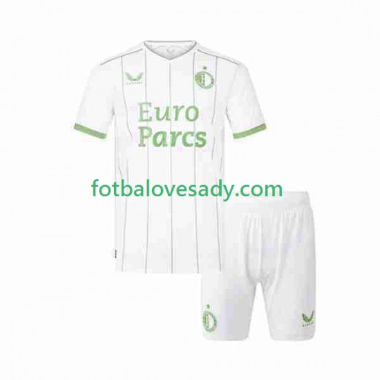 Feyenoord Rotterdam Děti Fotbalový dres Třetí 2023-2024 Krátký rukáv