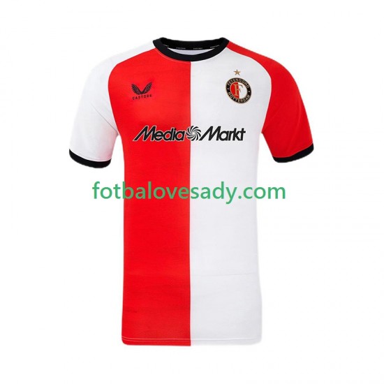 Feyenoord Rotterdam Muži Fotbalový dres Domácí 2024-2025 Krátký rukáv