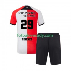 Feyenoord Rotterdam Santiago Gimenez 29 Děti Fotbalový dres Domácí 2024-2025 Krátký rukáv