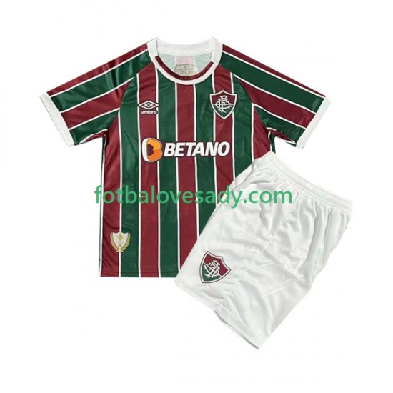 Fluminense Děti Fotbalový dres Domácí 2023-2024 Krátký rukáv