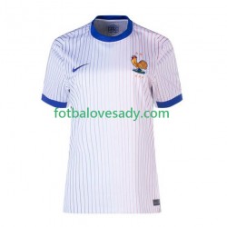 Francie Ženy Fotbalový dres Venkovní Euro 2024 Krátký rukáv