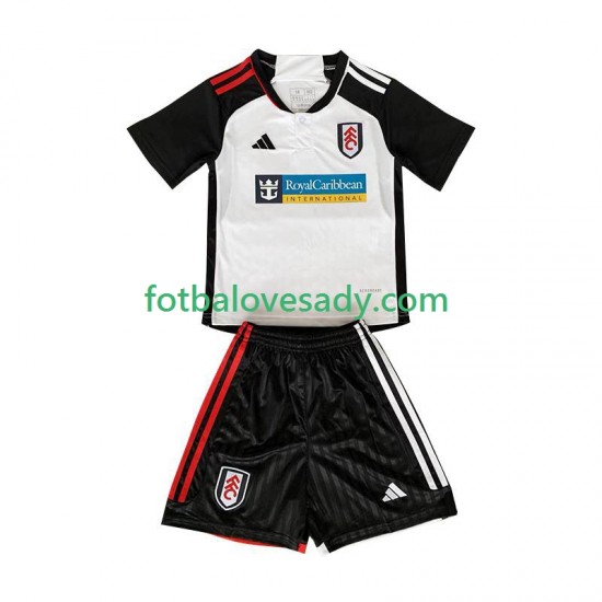 Fulham Děti Fotbalový dres Domácí 2023-2024 Krátký rukáv