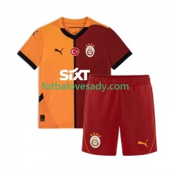 Galatasaray Děti Fotbalový dres Domácí 2024-2025 Krátký rukáv