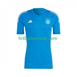 Německo Brankář Muži Fotbalový dres Domácí Mistrovství světa 2022 Krátký rukáv