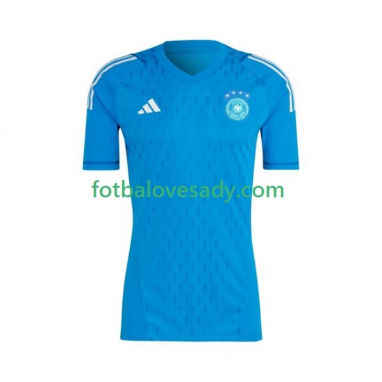 Německo Brankář Muži Fotbalový dres Domácí Mistrovství světa 2022 Krátký rukáv