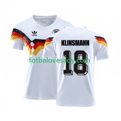 Německo Retro Klinsmann 18 1990 Muži Fotbalový dres Domácí Krátký rukáv