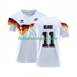 Německo Retro Klose 11 1990 Muži Fotbalový dres Domácí Krátký rukáv