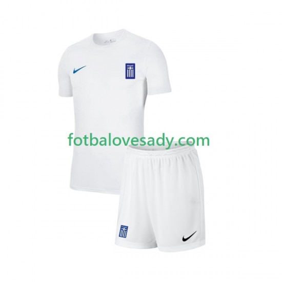 Řecko Děti Fotbalový dres Venkovní 2022-2023 Krátký rukáv