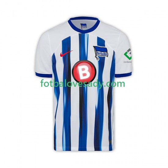 Hertha BSC Muži Fotbalový dres Domácí 2023-2024 Krátký rukáv