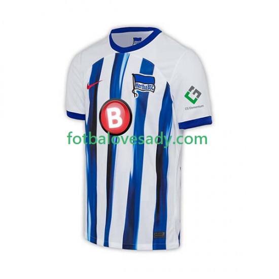 Hertha BSC Muži Fotbalový dres Domácí 2023-2024 Krátký rukáv
