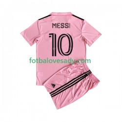 Inter Miami Lionel Messi 10 2023 Děti Fotbalový dres Domácí Krátký rukáv