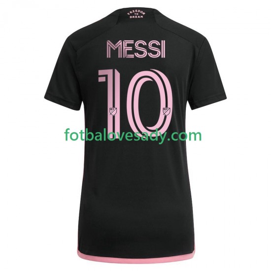 Inter Miami Lionel Messi 10 2023 Ženy Fotbalový dres Venkovní Krátký rukáv