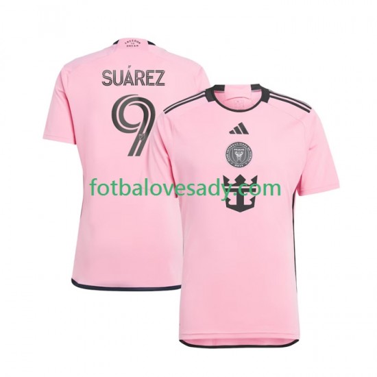Inter Miami Luis Suarez 9 2024 Muži Fotbalový dres Domácí Krátký rukáv