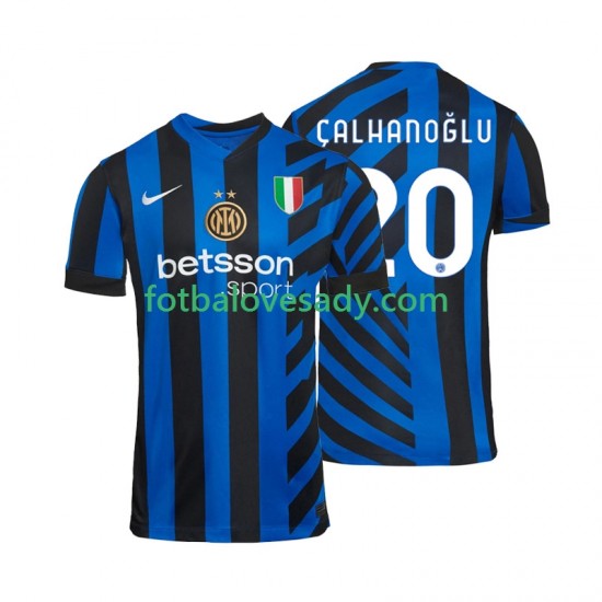 Inter Milán Hakan Calhanoglu 20 Muži Fotbalový dres Domácí 2024-2025 Krátký rukáv