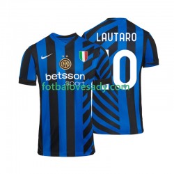 Inter Milán Lautaro 10 Muži Fotbalový dres Domácí 2024-2025 Krátký rukáv