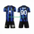 Inter Milán Lukaku 90 Děti Fotbalový dres Domácí 2023-2024 Krátký rukáv