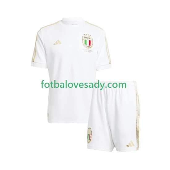 Itálie 2023 Anniversary Děti Fotbalový dres Domácí Krátký rukáv