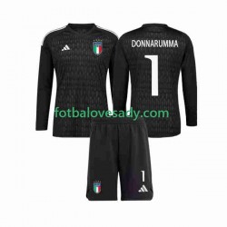 Itálie Brankář Donnarumma 1 2023 Děti Fotbalový dres Venkovní Dlouhý rukáv