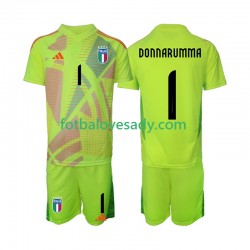 Itálie Brankář Donnarumma 1 Děti Fotbalový dres Domácí Euro 2024 Krátký rukáv
