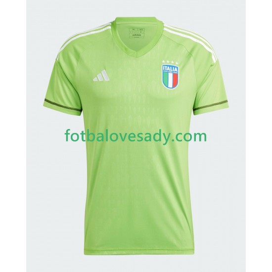 Itálie Brankář Football Jersey 2023 Mens Domácí Krátký rukáv
