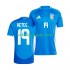 Itálie Mateo Retegui 19 2024 Muži Fotbalový dres Domácí Krátký rukáv