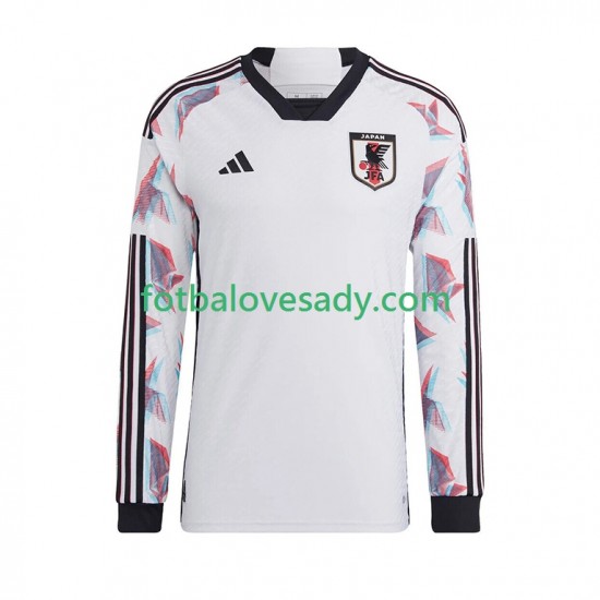 Japonsko Muži Fotbalový dres Venkovní Mistrovství světa 2022 Dlouhý rukáv