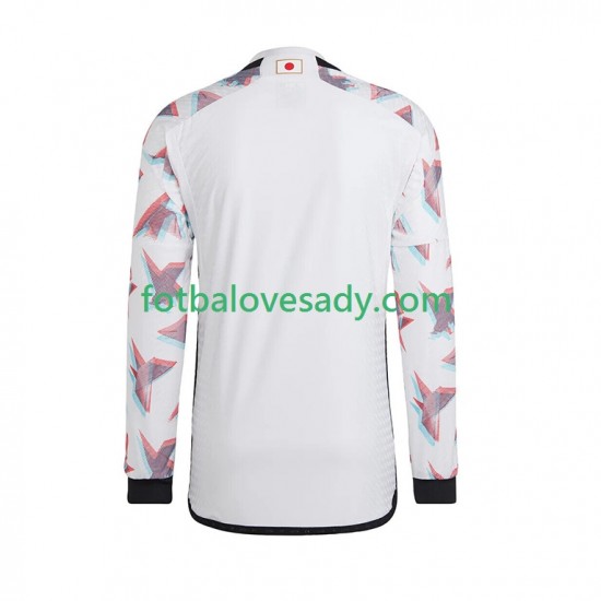 Japonsko Muži Fotbalový dres Venkovní Mistrovství světa 2022 Dlouhý rukáv