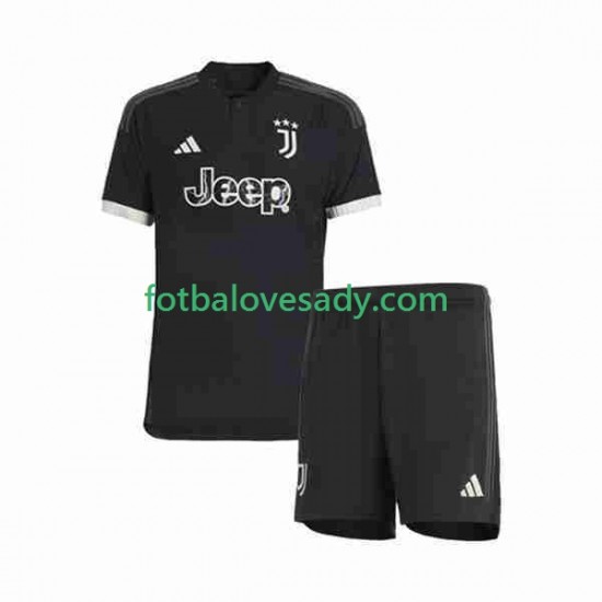 Juventus Děti Fotbalový dres Třetí 2023-2024 Krátký rukáv