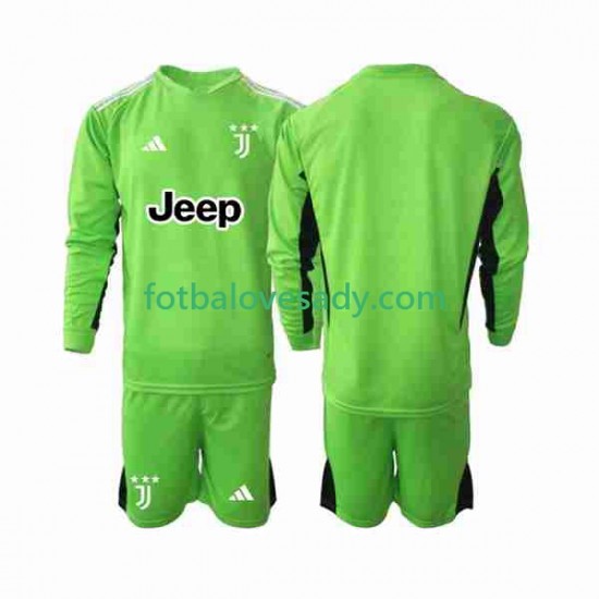 Juventus Brankář Děti Fotbalový dres Třetí 2023-2024 Dlouhý rukáv
