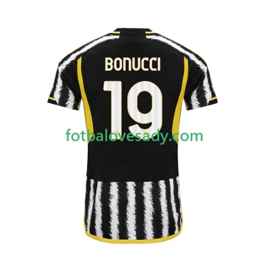 Juventus Leonardo Bonucci 19 Muži Fotbalový dres Domácí 2023-2024 Krátký rukáv