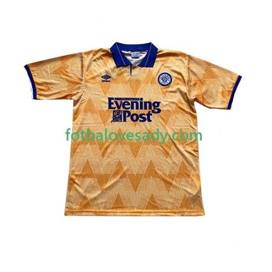Leeds United Retro 1991-1992 Muži Fotbalový dres Venkovní Krátký rukáv