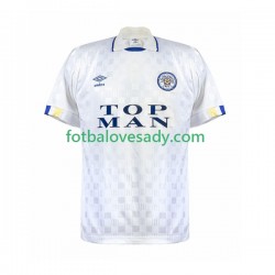 Leeds United Retro 1989-1990 Muži Fotbalový dres Domácí Krátký rukáv