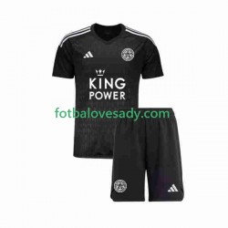 Leicester City Brankář Děti Fotbalový dres Třetí 2023-2024 Krátký rukáv