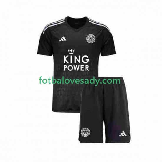 Leicester City Brankář Děti Fotbalový dres Třetí 2023-2024 Krátký rukáv