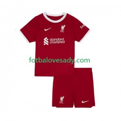 Liverpool Děti Fotbalový dres Domácí 2023-2024 Krátký rukáv