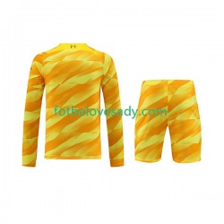 Liverpool Brankář Děti Fotbalový dres Třetí 2023-2024 Dlouhý rukáv