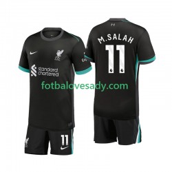 Liverpool M.Salah 11 Děti Fotbalový dres Venkovní 2024-2025 Krátký rukáv