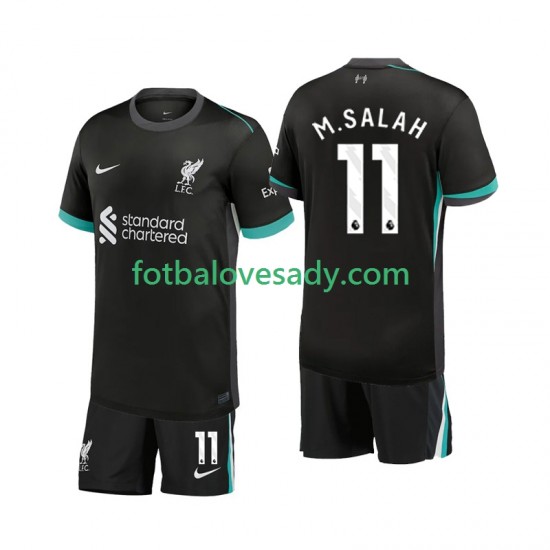 Liverpool M.Salah 11 Děti Fotbalový dres Venkovní 2024-2025 Krátký rukáv