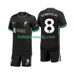 Liverpool Szoboszlai 8 Děti Fotbalový dres Venkovní 2024-2025 Krátký rukáv