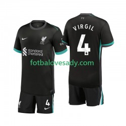 Liverpool Virgil 4 Děti Fotbalový dres Venkovní 2024-2025 Krátký rukáv