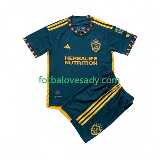 Los Angeles Galaxy Děti Fotbalový dres Venkovní 2023-2024 Krátký rukáv