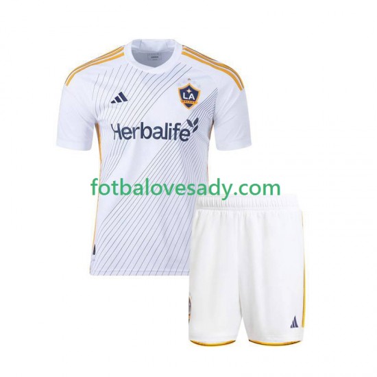 Los Angeles Galaxy 2024 Děti Fotbalový dres Domácí Krátký rukáv