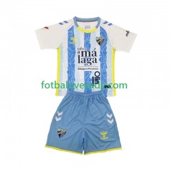 Málaga CF Děti Fotbalový dres Domácí 2024-2025 Krátký rukáv