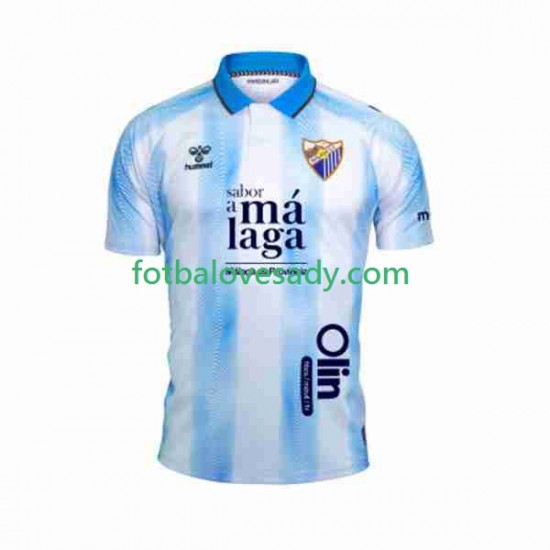Málaga CF Muži Fotbalový dres Domácí 2023-2024 Krátký rukáv