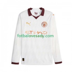 Manchester City Muži Fotbalový dres Venkovní 2023-2024 Dlouhý rukáv