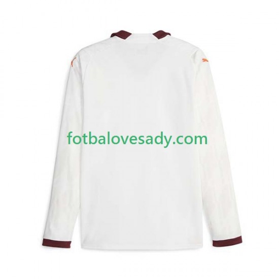 Manchester City Muži Fotbalový dres Venkovní 2023-2024 Dlouhý rukáv