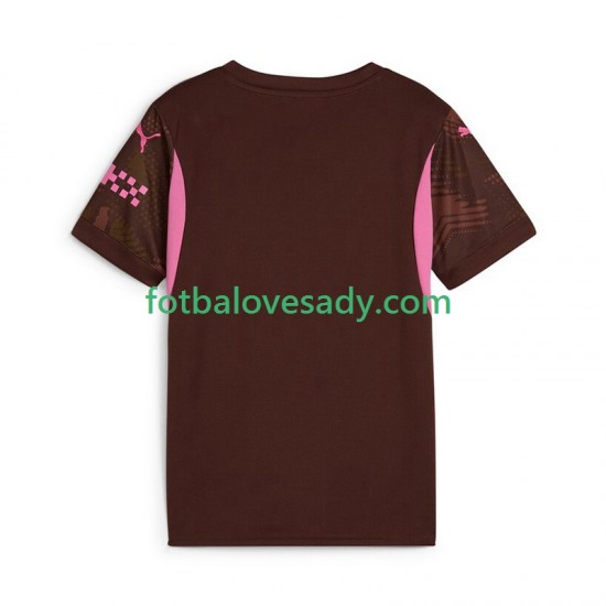 Manchester City Brankář Muži Fotbalový dres Domácí 2024-2025 Krátký rukáv