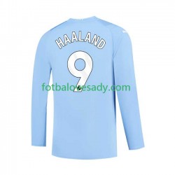 Manchester City Haaland 9 Muži Fotbalový dres Domácí 2023-2024 Dlouhý rukáv